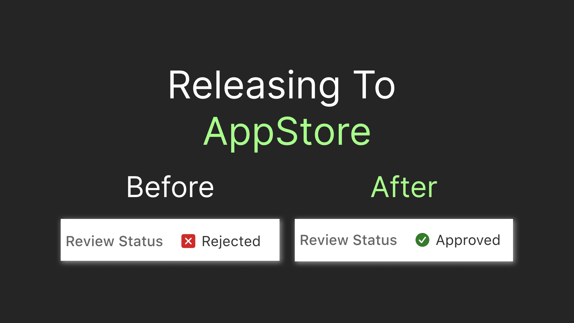 Releasing Before After